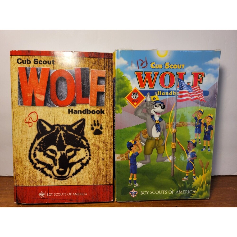 Boy Scouts of America Cub Scout Wolf Handbooks 2012 2015 Survival Woods Camp